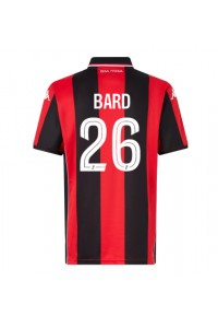 OGC Nice Melvin Bard  #26 Voetbaltruitje Thuis tenue 2025-26 Korte Mouw